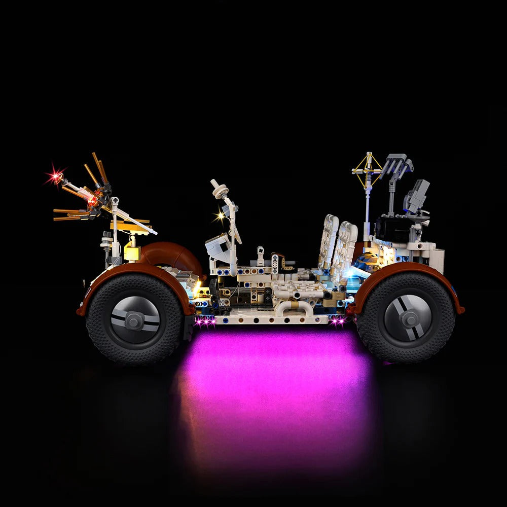 NASA Apollo Lunar Roving Vehicle - LRV 42182 LED Light Kit – Building Block Lighting | Power Brickz™