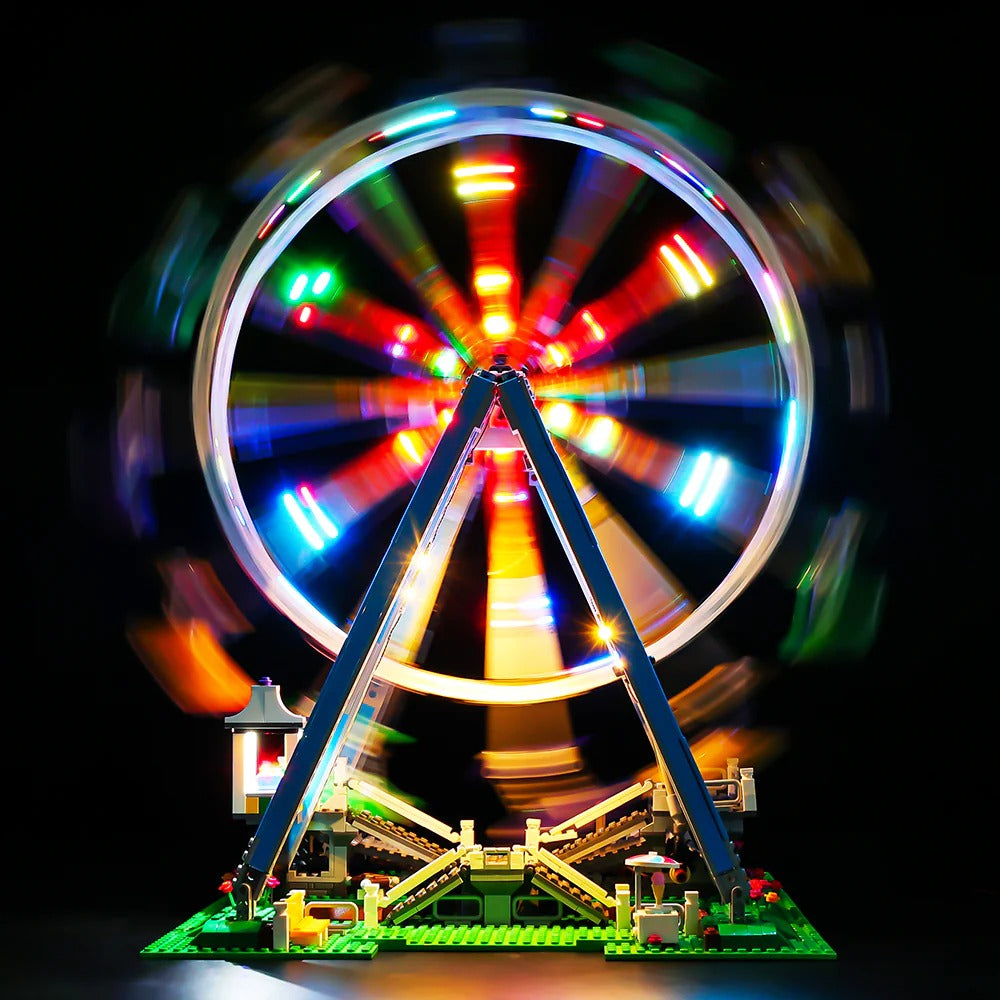Ferris Wheel 10247 LED Light Kit – Building Block Lighting | Power Brickz™