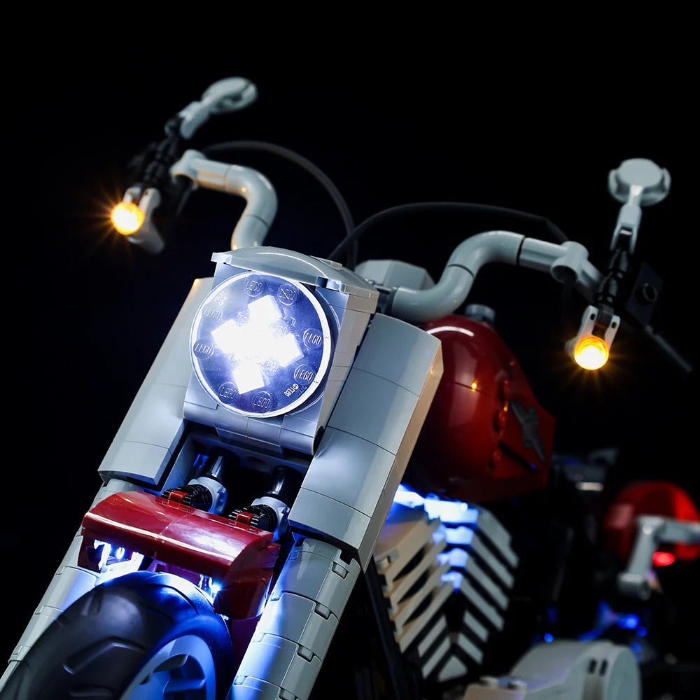 Harley-Davidson Fat Boy 10269 LED Light Kit – Building Block Lighting | Power Brickz™