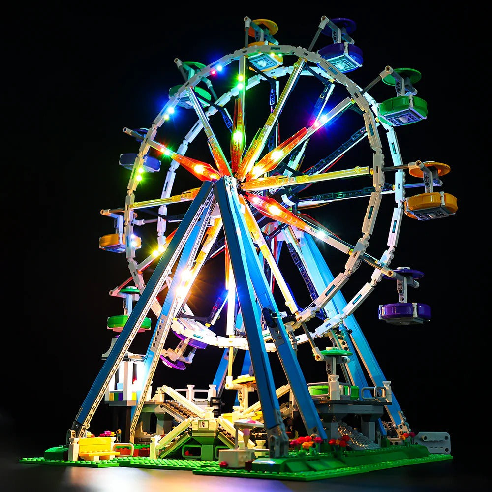 Ferris Wheel 10247 LED Light Kit – Building Block Lighting | Power Brickz™
