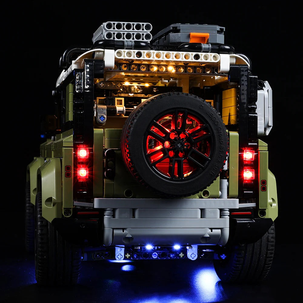Land Rover Defender 42110 LED Light Kit – Building Block Lighting | Power Brickz™