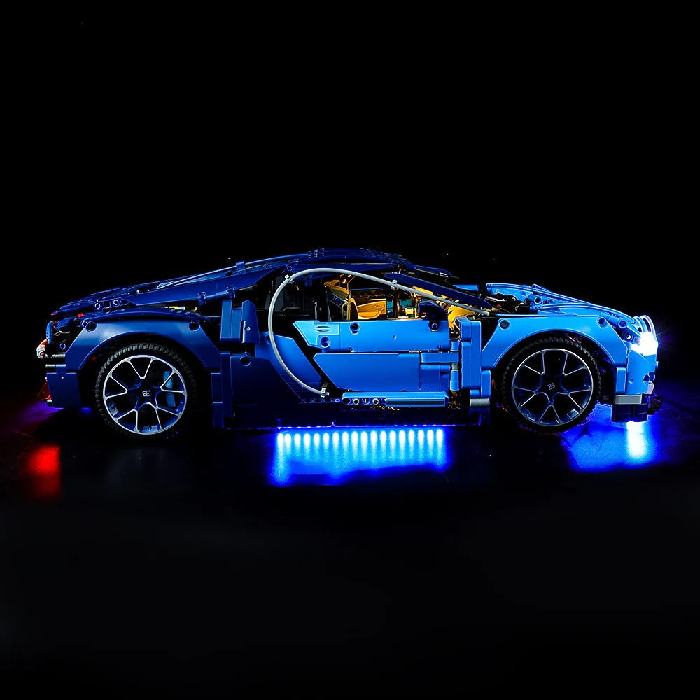 Bugatti Chiron 42083 LED Light Kit – Building Block Lighting | Power Brickz™
