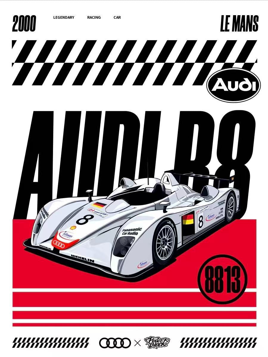 Le Mans Prototype V8 Racer - Building Blocks Set | Power Brickz