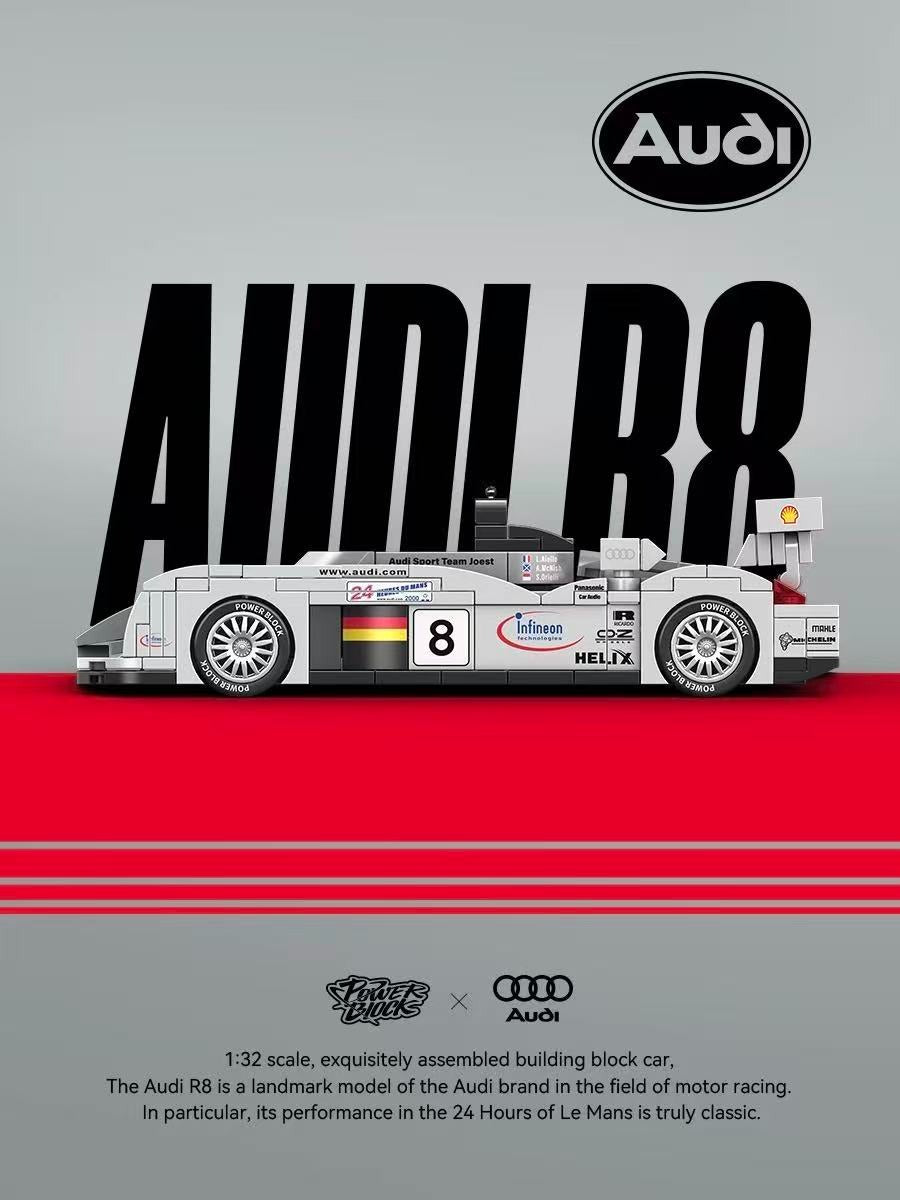 Le Mans Prototype V8 Racer - Building Blocks Set | Power Brickz