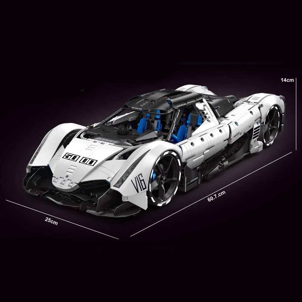 Devel Sixteen V16 made from Building Blocks Kit