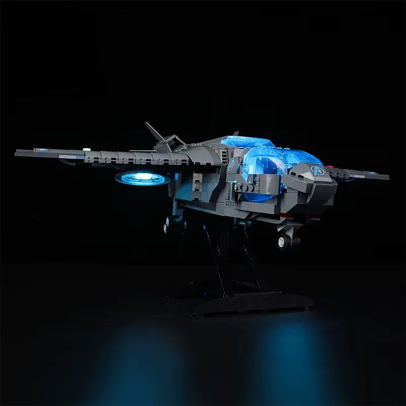 The Avengers Quinjet 76248 LED Light Kit – Building Block Lighting | Power Brickz™