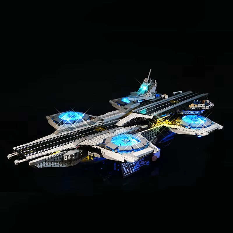 The SHIELD Helicarrier 76042 LED Light Kit – Building Block Lighting | Power Brickz™