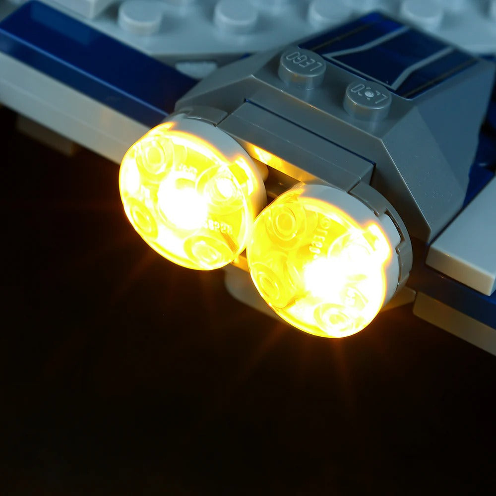 Mandalorian Starfighter 75316 LED Light Kit – Building Block Lighting | Power Brickz™