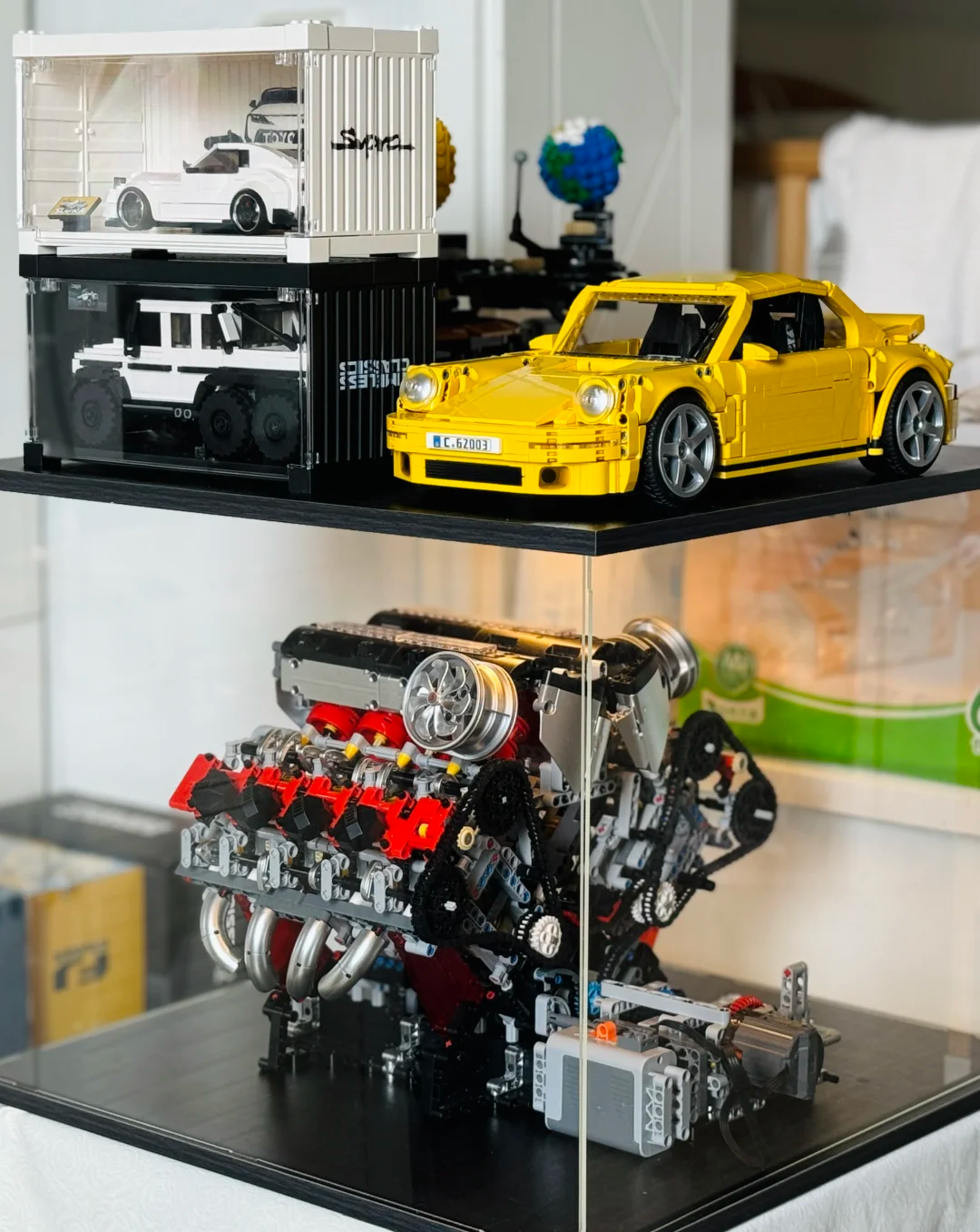 Porsche and Engine Building blocks Power Brickz