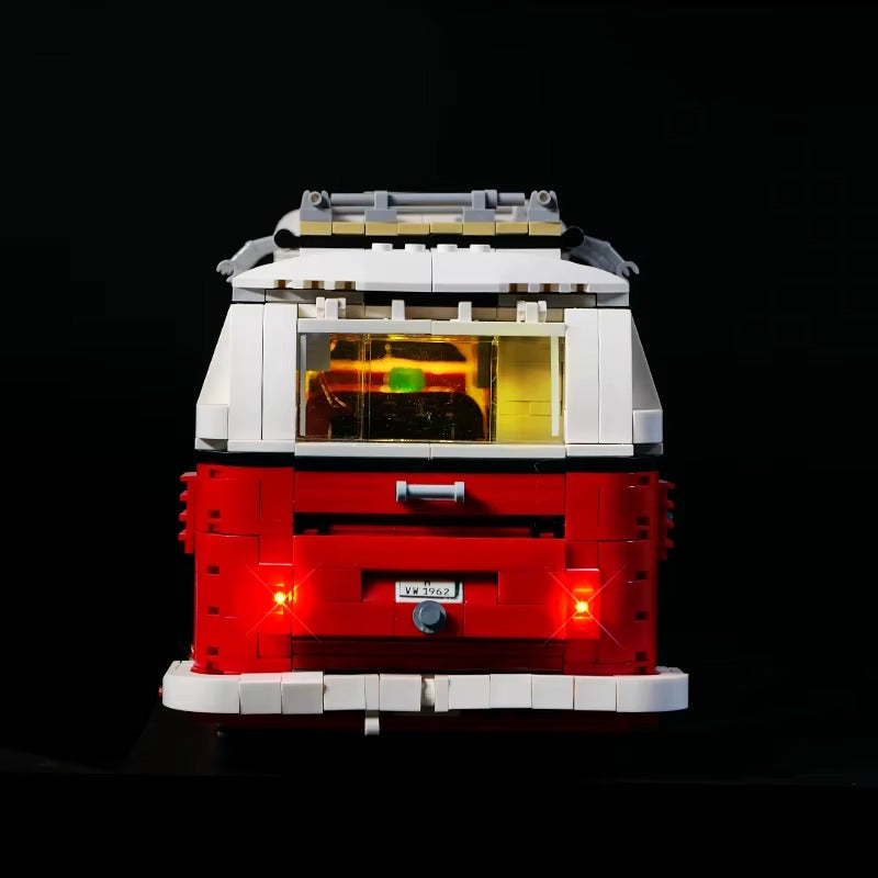 Volkswagen T1 Camper Van 10220 LED Light Kit – Building Block Lighting | Power Brickz™