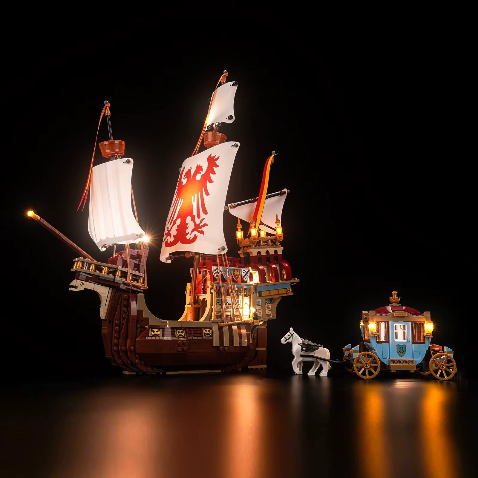 Triwizard Tournament: The Arrival 76440 LED Light Kit – Building Block Lighting | Power Brickz™