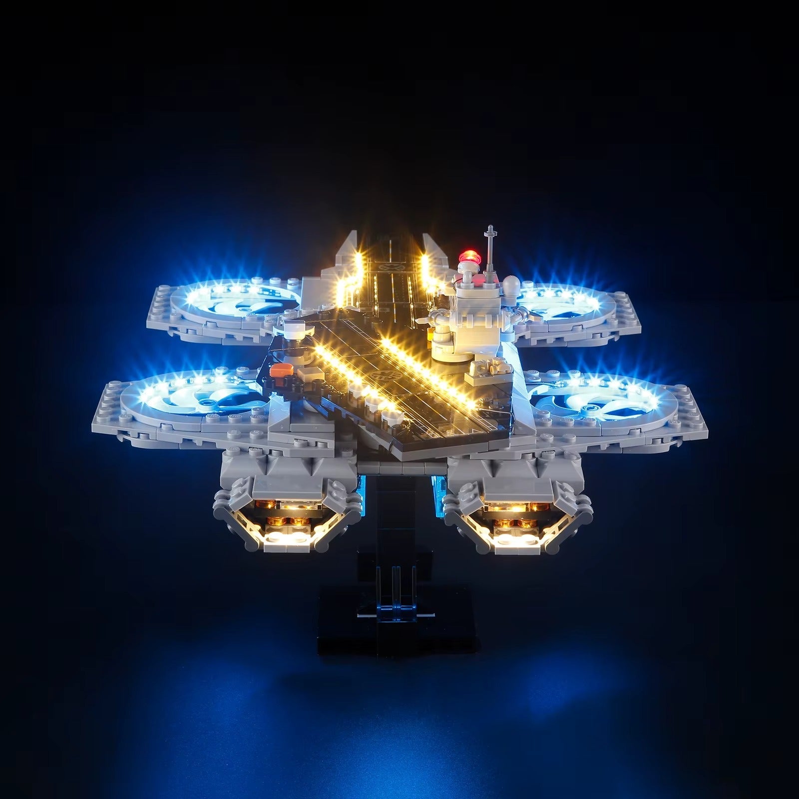 The Avengers Helicarrier 76295 LED Light Kit – Building Block Lighting | Power Brickz™