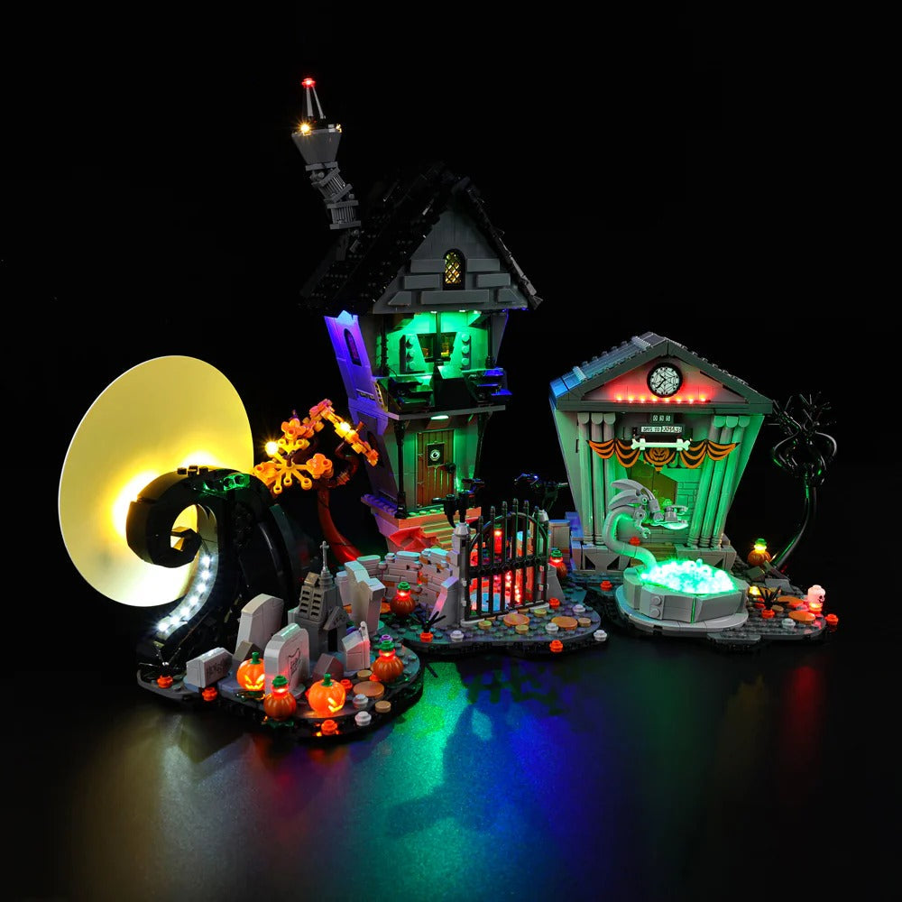 Disney Tim Burton's The Nightmare Before Christmas 21351 LED Light Kit – Building Block Lighting | Power Brickz™