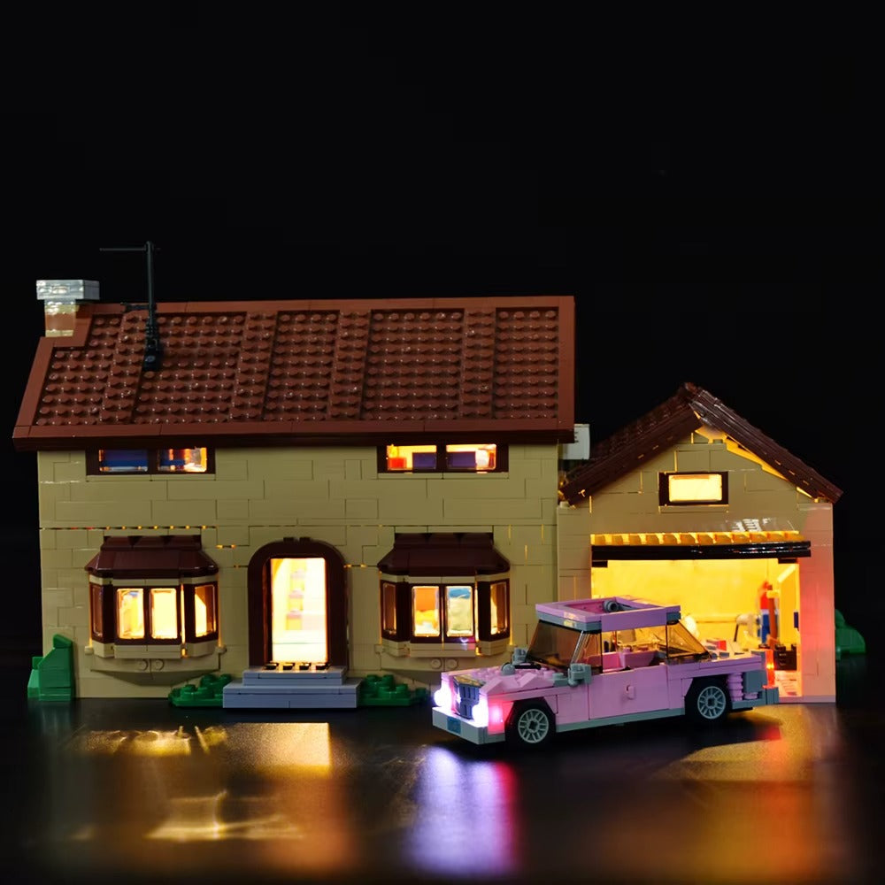 The Simpsons House 71006 LED Light Kit – Building Block Lighting | Power Brickz™