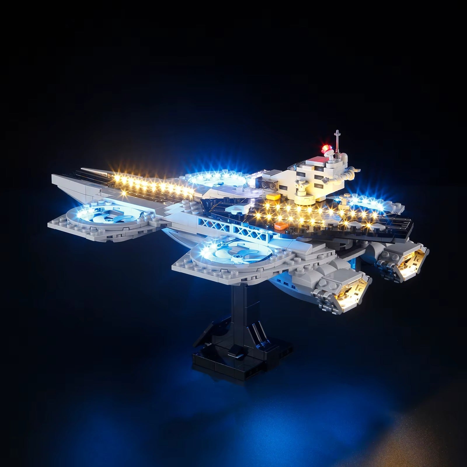 The Avengers Helicarrier 76295 LED Light Kit – Building Block Lighting | Power Brickz™