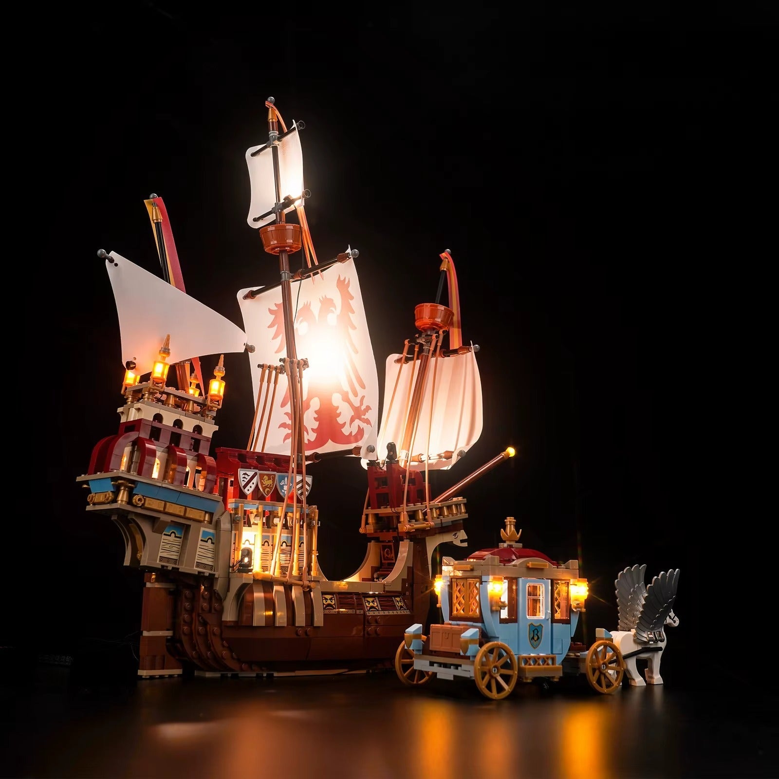 Triwizard Tournament: The Arrival 76440 LED Light Kit – Building Block Lighting | Power Brickz™