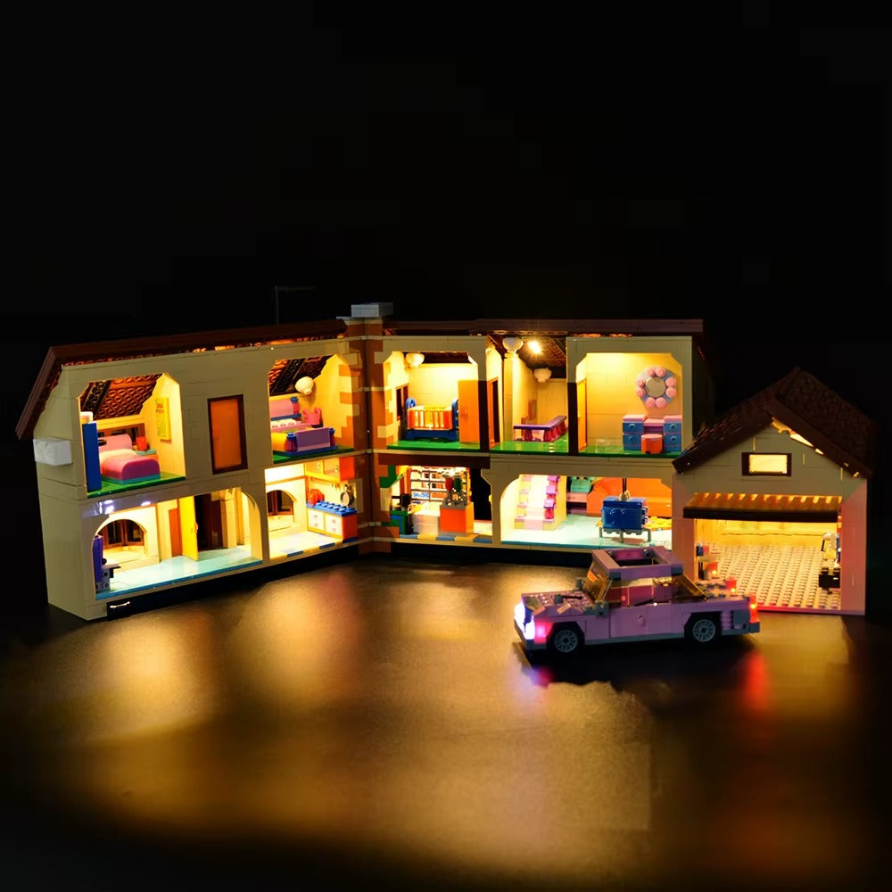The Simpsons House 71006 LED Light Kit – Building Block Lighting | Power Brickz™