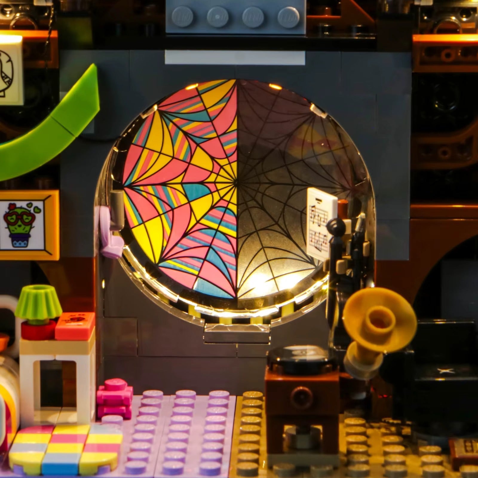 Wednesday & Enid's Dorm Room 76781 LED Light Kit – Building Block Lighting | Power Brickz™