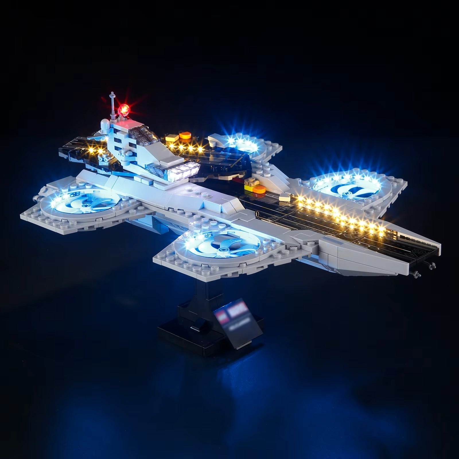 The Avengers Helicarrier 76295 LED Light Kit – Building Block Lighting | Power Brickz™