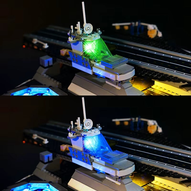 The SHIELD Helicarrier 76042 LED Light Kit – Building Block Lighting | Power Brickz™