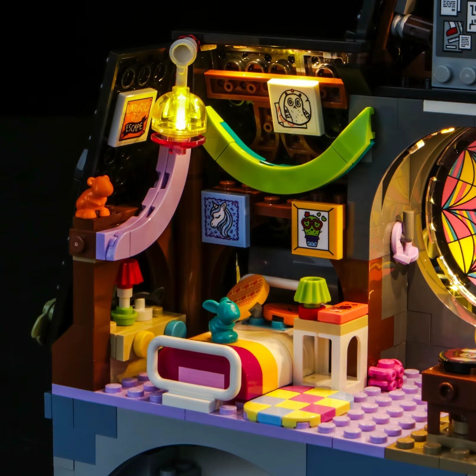 Wednesday & Enid's Dorm Room 76781 LED Light Kit – Building Block Lighting | Power Brickz™