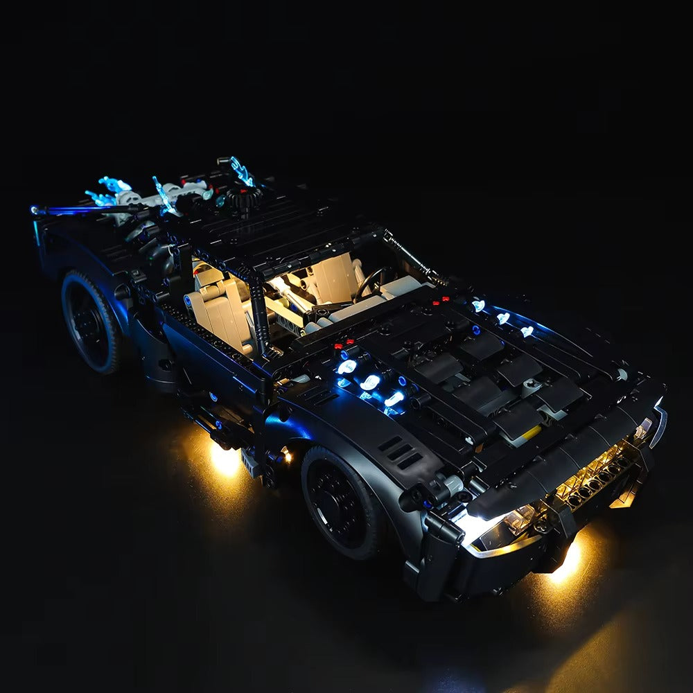 The Batman - Batmobile 42127 LED Light Kit – Building Block Lighting | Power Brickz™