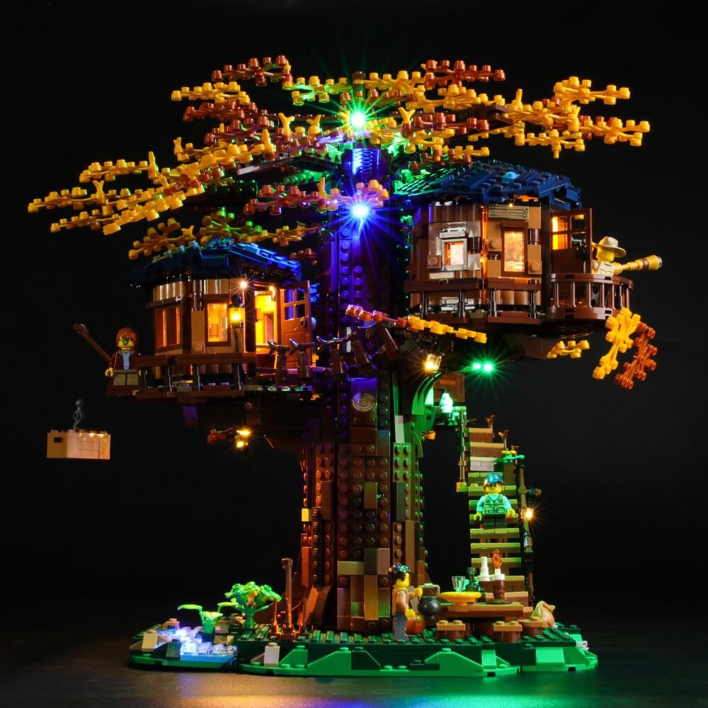 Tree House 21318 LED Light Kit – Building Block Lighting | Power Brickz™