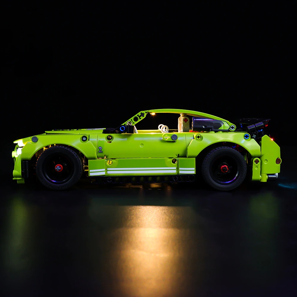 Ford Mustang Shelby GT500 42138 LED Light Kit – Building Block Lighting | Power Brickz™