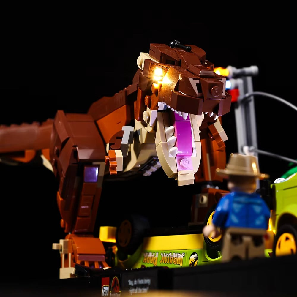 T. Rex Breakout 76956 LED Light Kit – Building Block Lighting | Power Brickz™