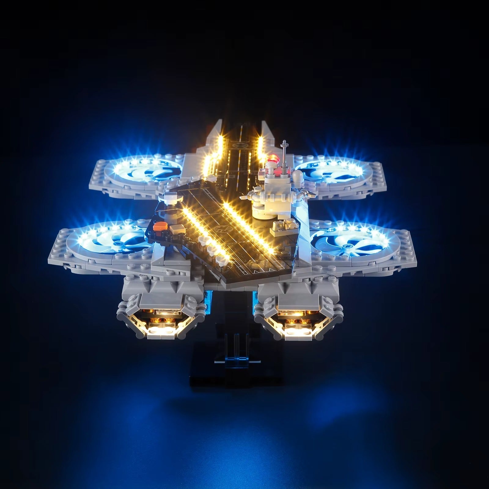 The Avengers Helicarrier 76295 LED Light Kit – Building Block Lighting | Power Brickz™