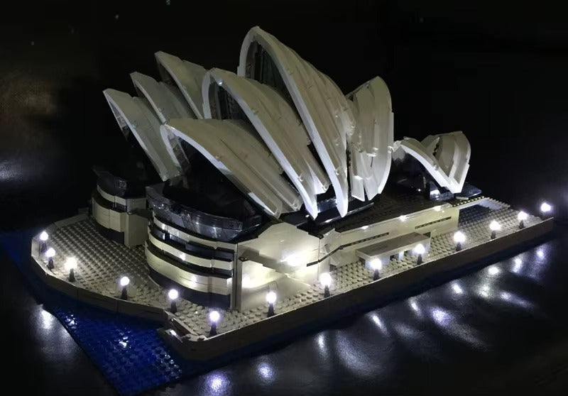Sydney Opera House 10234 LED Light Kit – Building Block Lighting | Power Brickz™