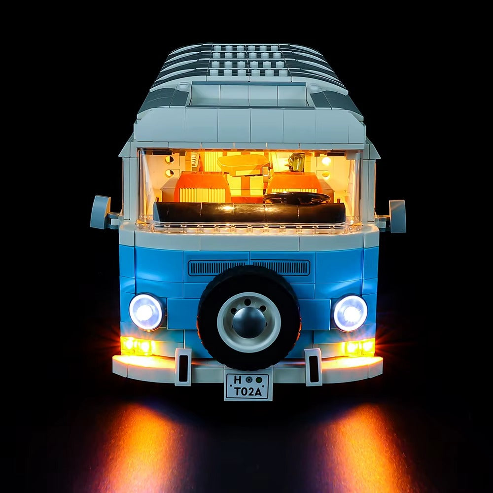 Volkswagen T2 Camper Van 10279 LED Light Kit – Building Block Lighting | Power Brickz™