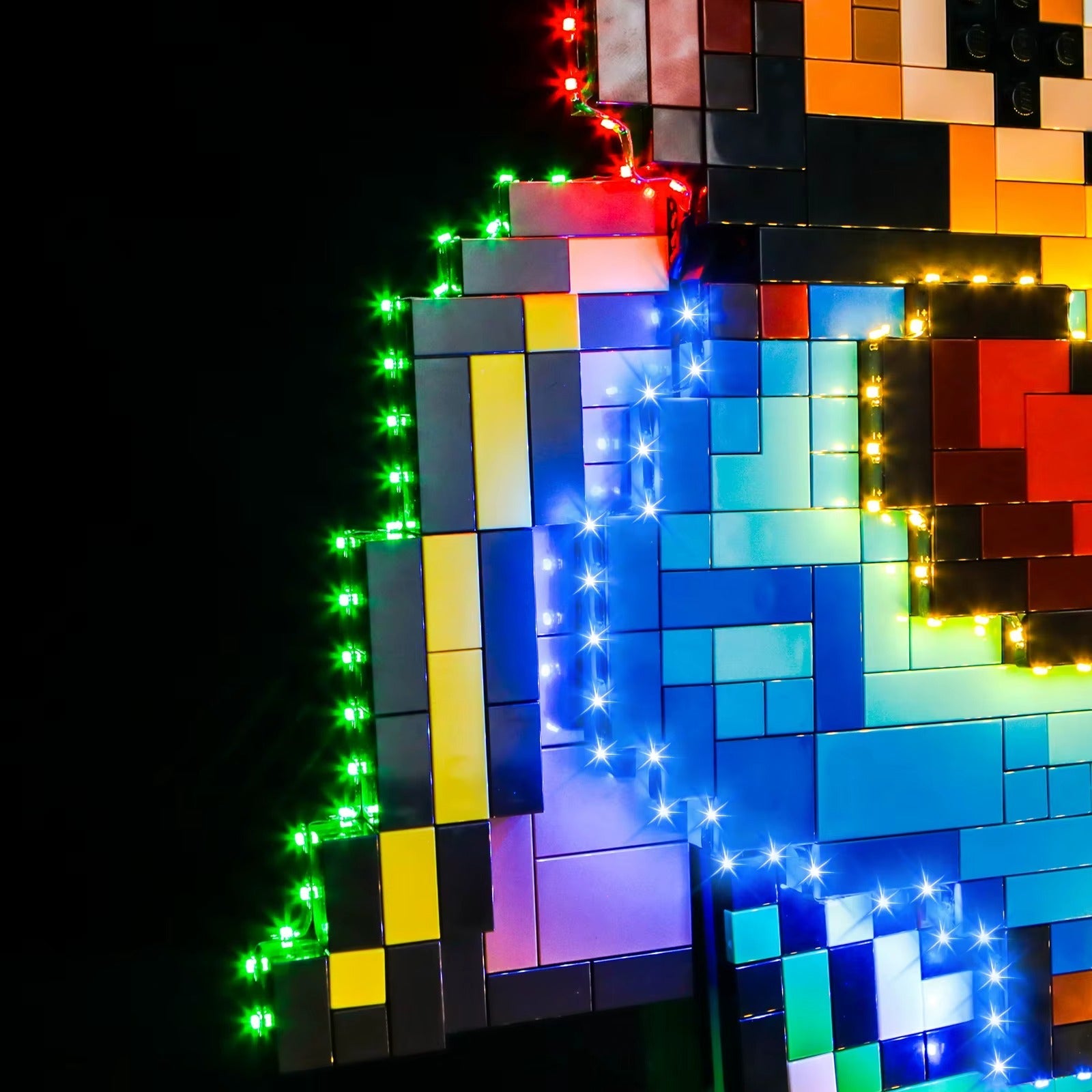 Super Mario World: Mario & Yoshi 71438 LED Light Kit – Building Block Lighting | Power Brickz™