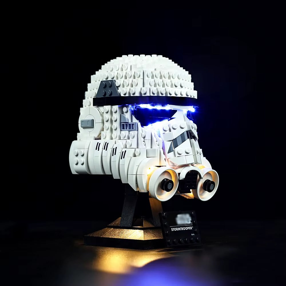 Stormtrooper Helmet 75276 LED Light Kit – Building Block Lighting | Power Brickz™