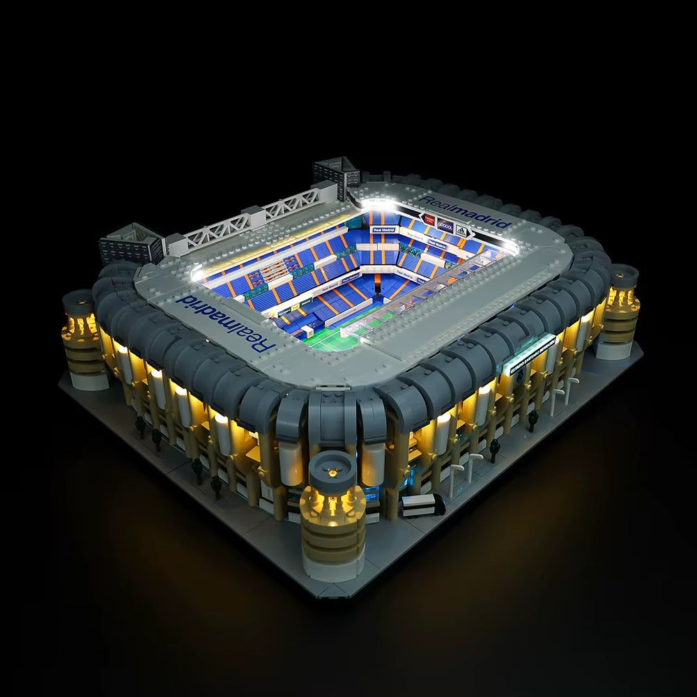 Real Madrid Santiago Bernabéu Stadium 10299 LED Light Kit – Building Block Lighting | Power Brickz™