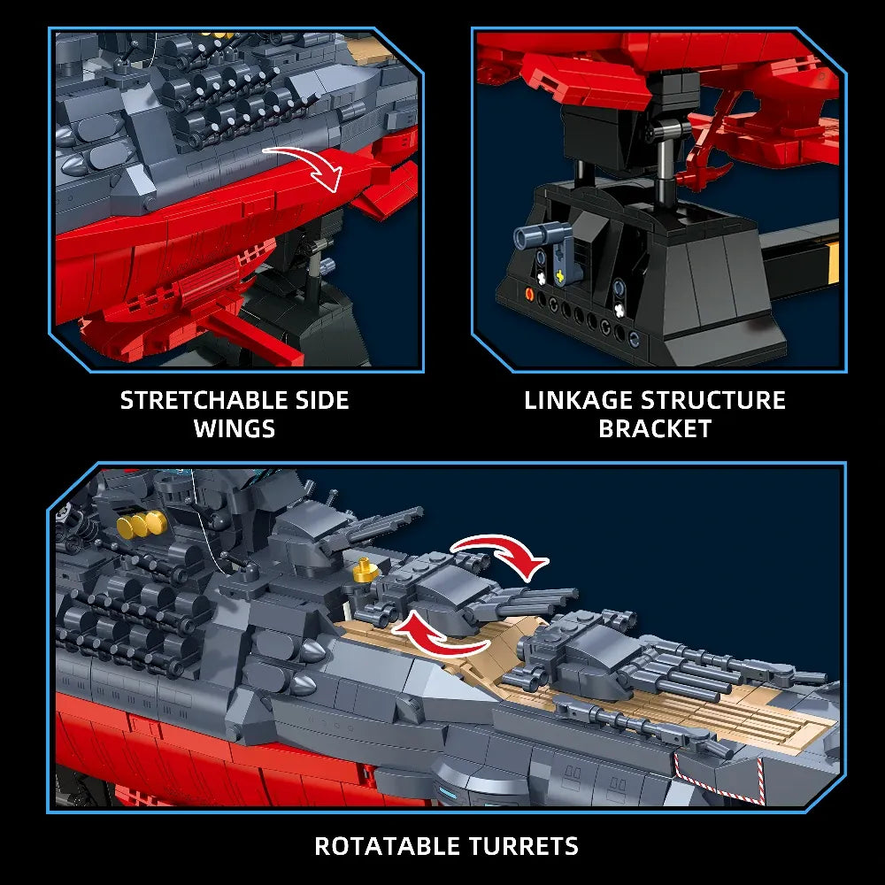 Yamato-class Battleship | 2465 Pcs