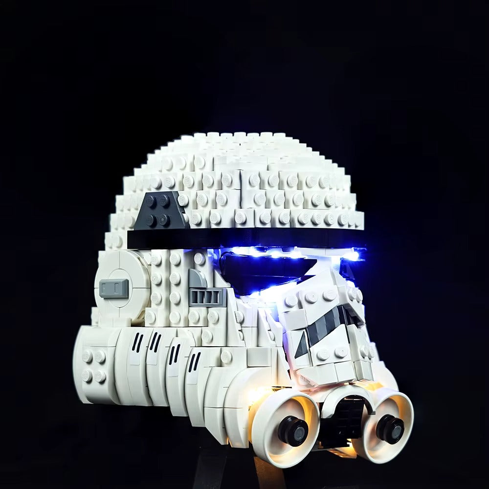 Stormtrooper Helmet 75276 LED Light Kit – Building Block Lighting | Power Brickz™
