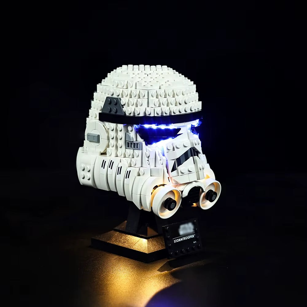 Stormtrooper Helmet 75276 LED Light Kit – Building Block Lighting | Power Brickz™