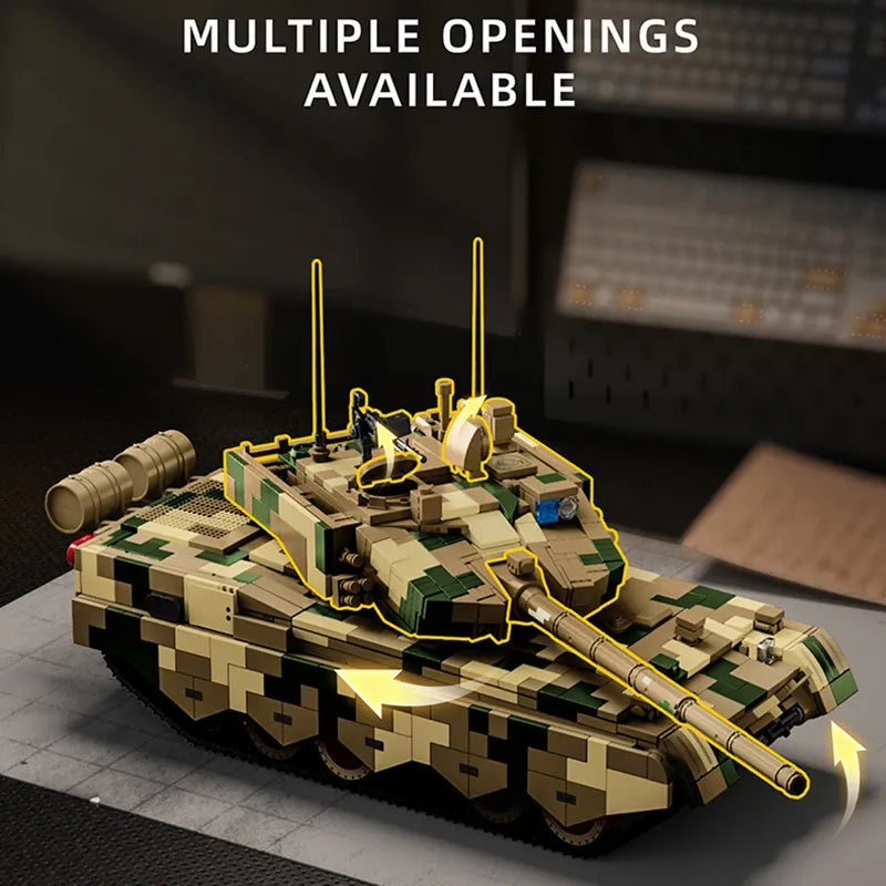 Type 99B Main Battle Tank Military | 1916 Pcs
