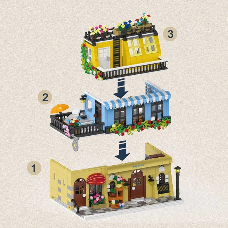 City Hotel Modular Building | 1464 Pcs