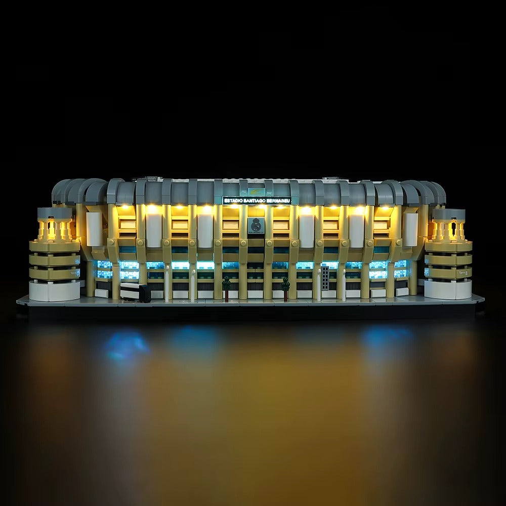 Real Madrid Santiago Bernabéu Stadium 10299 LED Light Kit – Building Block Lighting | Power Brickz™