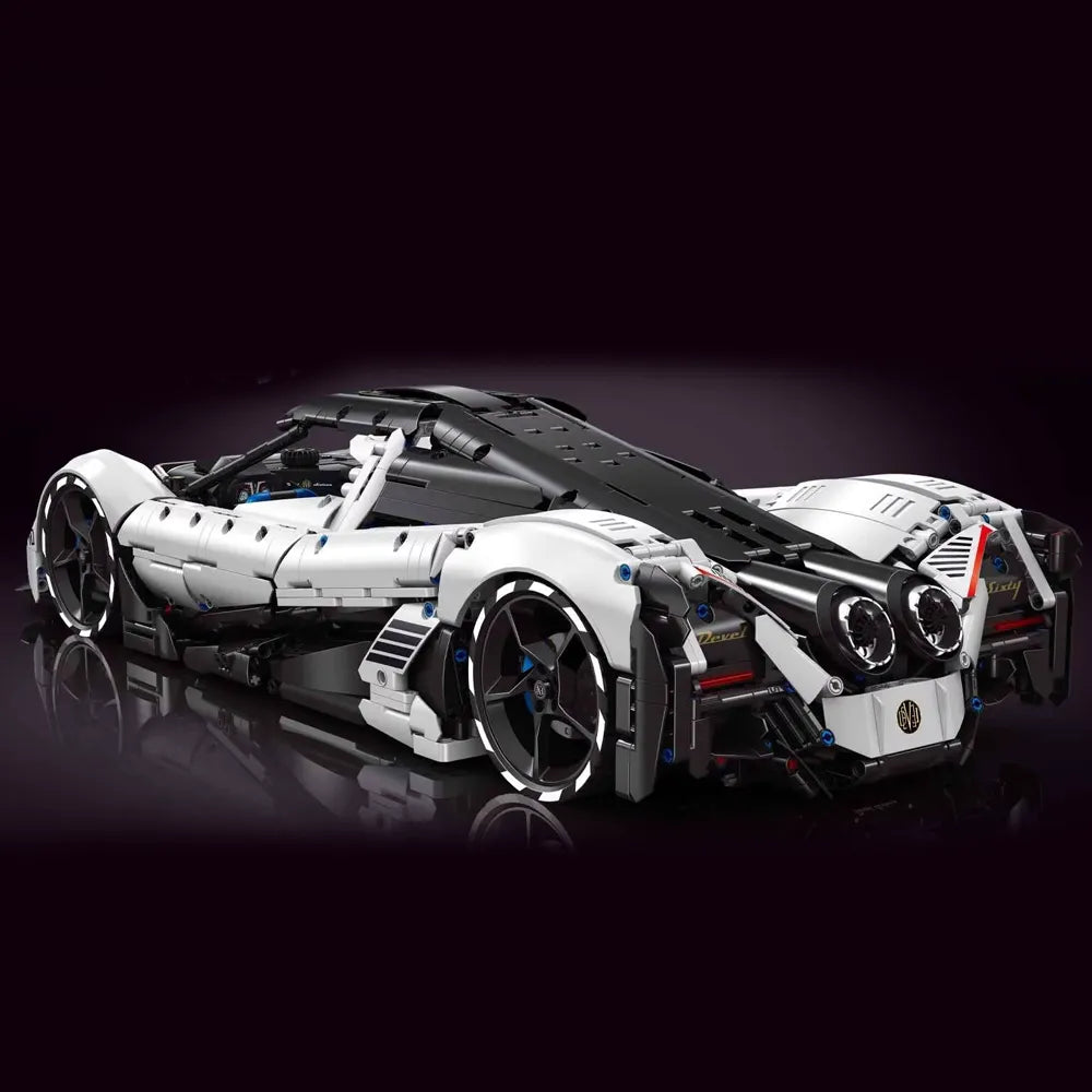 Devel Sixteen V16 made from Building Blocks Kit
