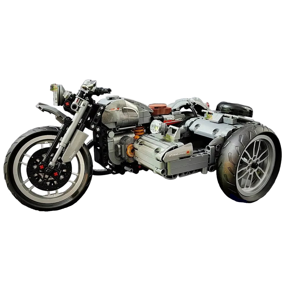 Vintage Sidecar - Building Blocks Set | Power Brickz