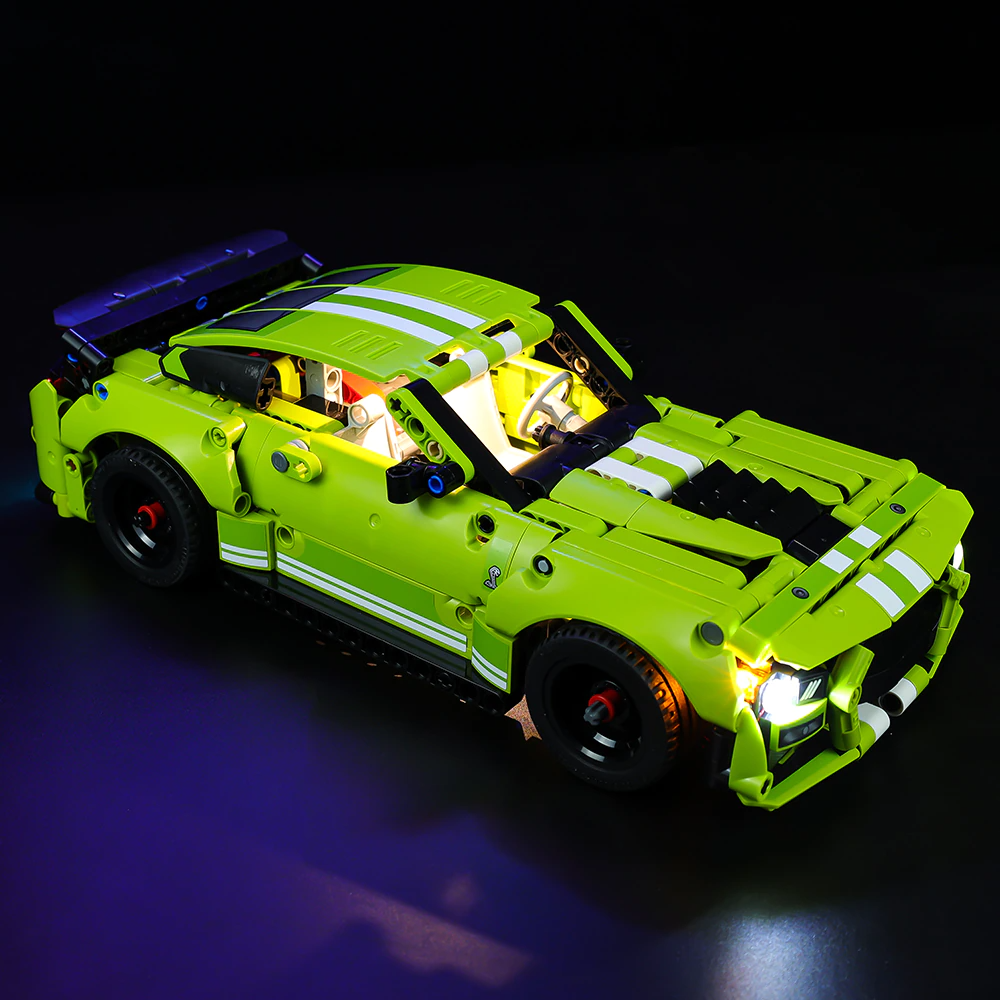 Ford Mustang Shelby GT500 42138 LED Light Kit – Building Block Lighting | Power Brickz™