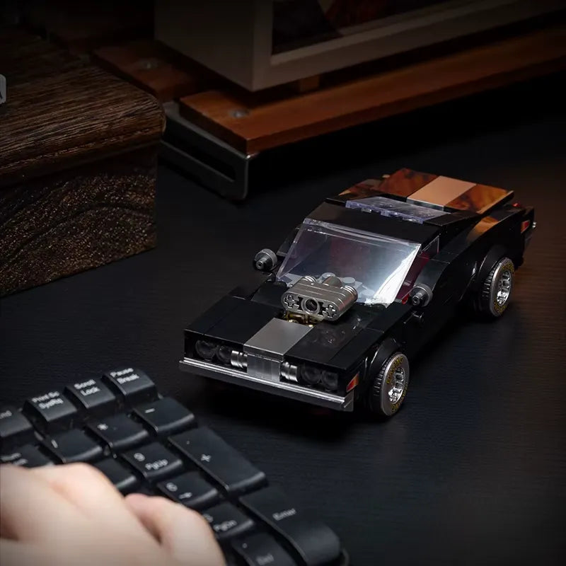 Shadow Sprinter – brick-built display model made from building blocks