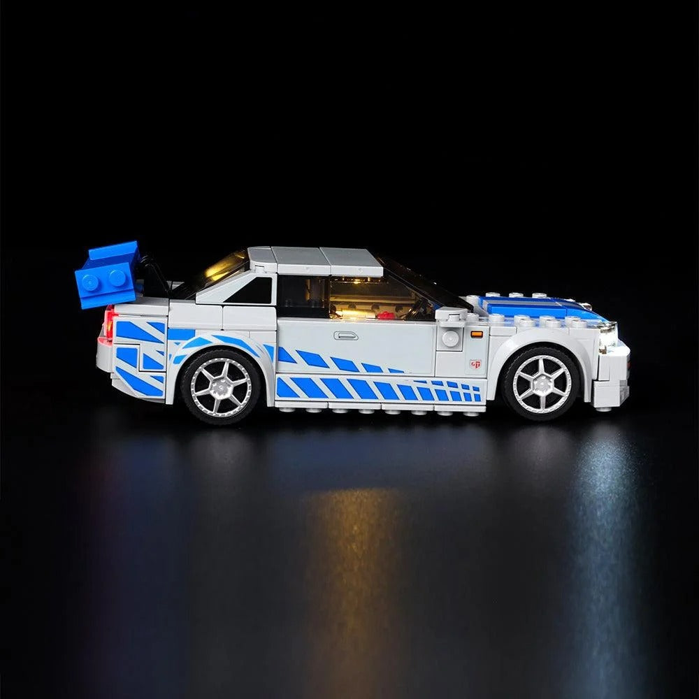 2 Fast 2 Furious Nissan Skyline GT-R (r34) 76917 LED Light Kit – Building Block Lighting | Power Brickz™