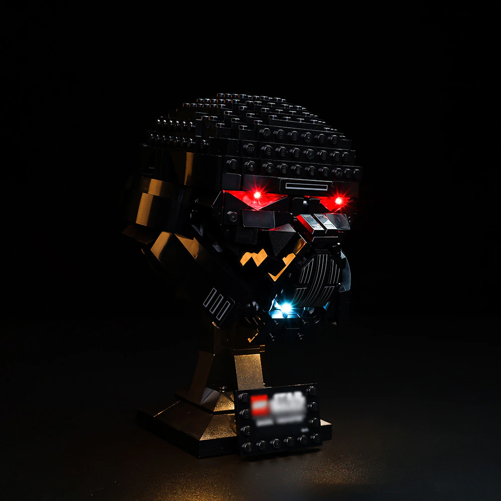 Dark Trooper Helmet 75343 LED Light Kit – Building Block Lighting | Power Brickz™
