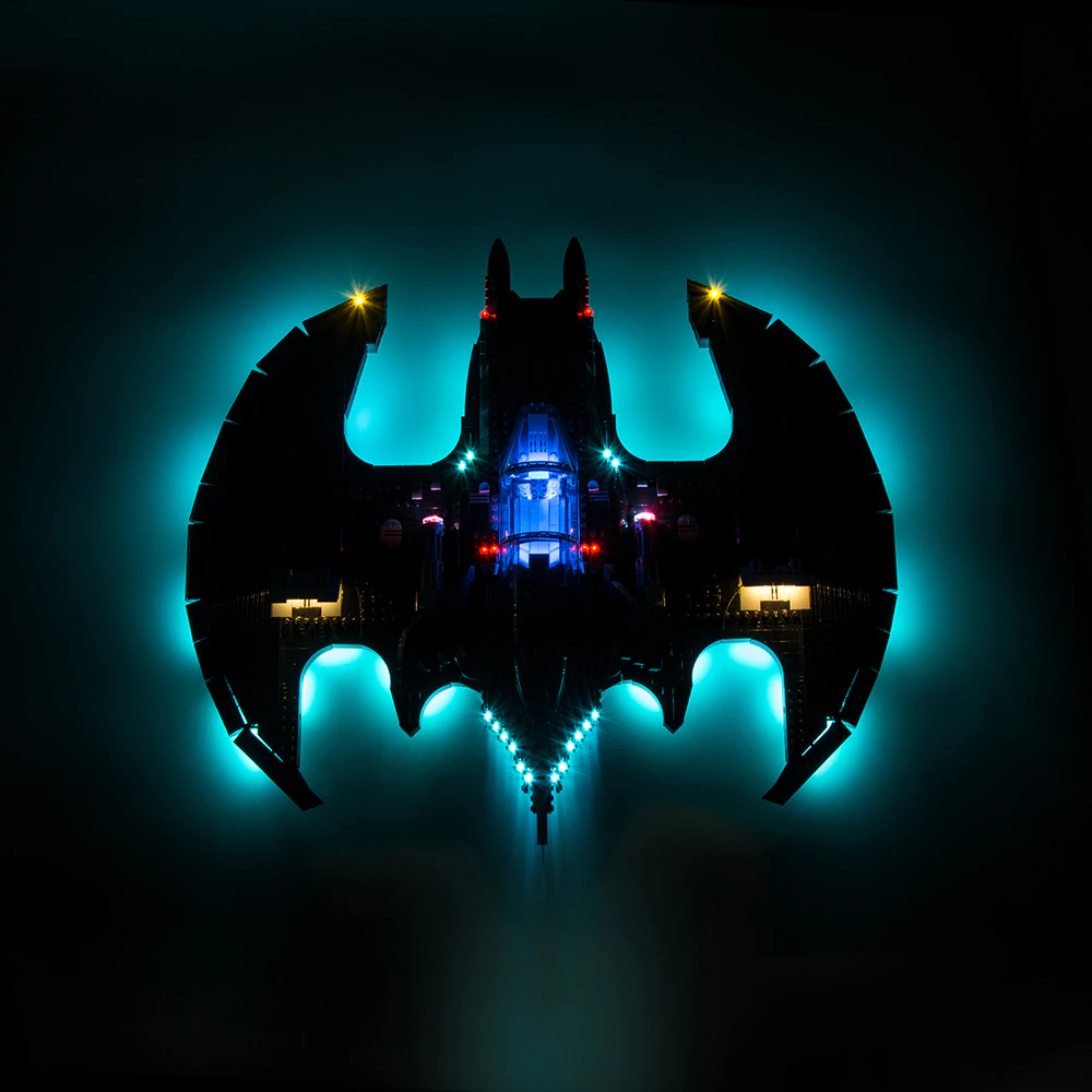 1989 Batwing 76161 LED Light Kit – Building Block Lighting | Power Brickz™