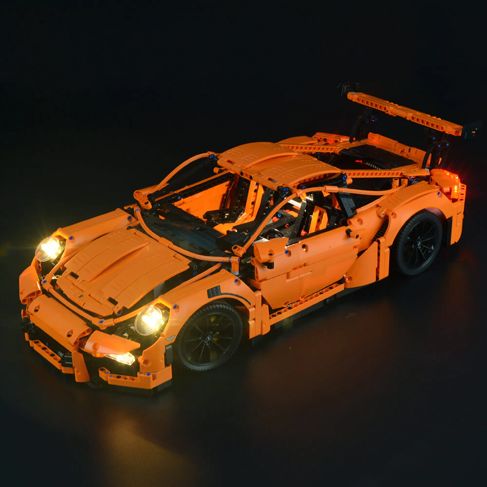 Porsche 911 GT3 RS 42056 LED Light Kit – Building Block Lighting | Power Brickz™