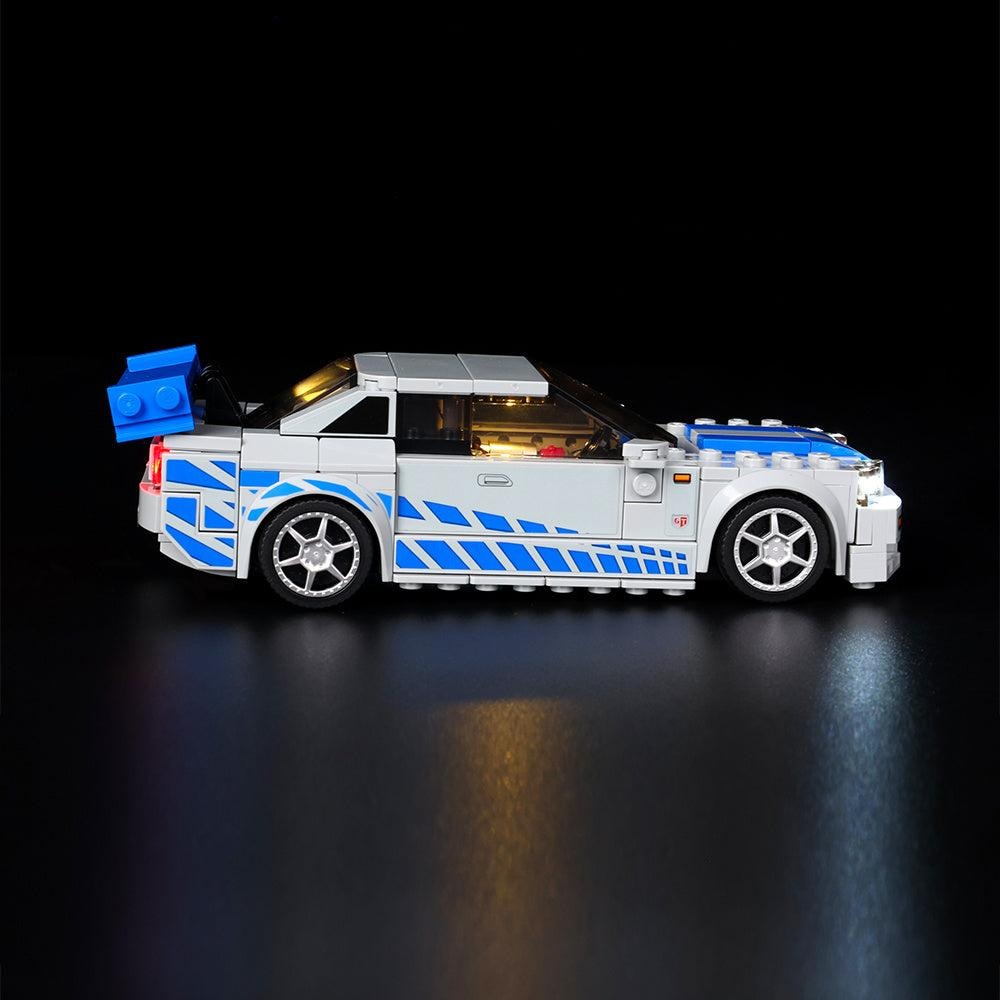 2 Fast 2 Furious Nissan Skyline GT-R (r34) 76917 LED Light Kit – Building Block Lighting | Power Brickz™